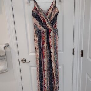 Iris Multicolor Patterned Maxi Jumpsuit